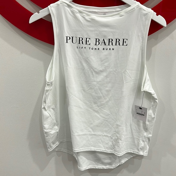 Pure Barre Tops - Brand New Pure Barre Tank - Lift Tone Burn White